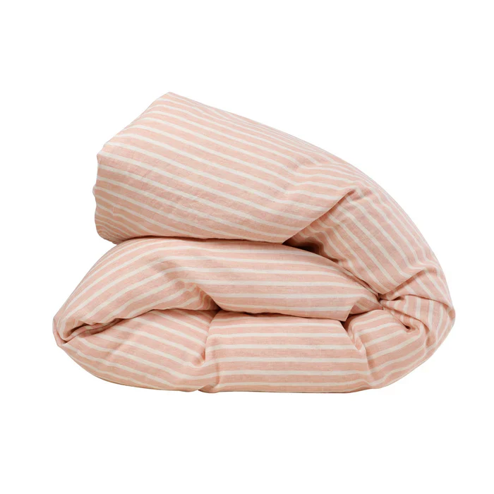 Society of Wanderers - Pesca Stripe Duvet Cover - King - Image 3